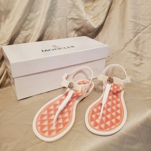 Moncler rubber sandals flipflops size 37